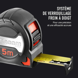 Mètre mesure à ruban avec corps ABS classe 2