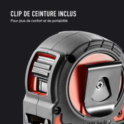Mètre mesure à ruban avec corps ABS classe 2