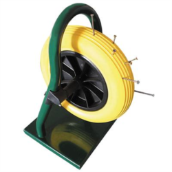 Roue increvable jaune souple 360mm - altrad