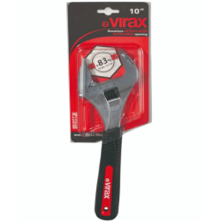Clé à molette gainée Virax a ouverture extra-large et mors fins