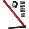 Clé écrou robinet avec 6 embouts de 9 à 17 mm et 1 machoire