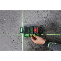 Laser 3 traits vert EXLL18V-120-33CG Solo