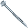 Vis bois Rocket Tirefond tête hexagonale Torx acier Zingué filetage partiel M10x360