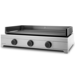 Plancha modern gaz 75 châssis inox