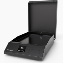 Plancha cooking électrique châssis et capot acier noir