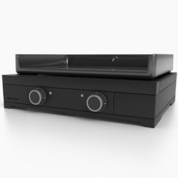 Plancha modern électrique 60 acier noire