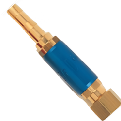 Raccord stop-feu oxygène clapet Entrée 10x17 sortie 16x150 D