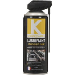 Lubrifiant chaines et convoyeurs haute température Karzhan aérosol 400 ml