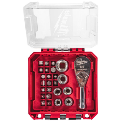 Coffret clé à cliquet compact 1/4 25 pièces