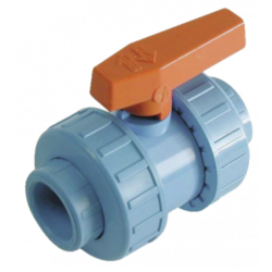 Vanne à boisseau sphérique PVC femelle/femelle pour tube
