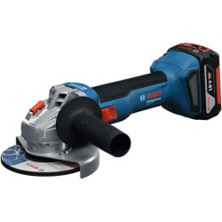Meuleuse GWS 125mm 18V-8 2x4,0Ah + GAL 18V-40 L-Boxx