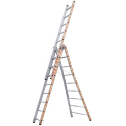 Echelle transformable 3 plans 2M35x5m15 - PRONOR ALU - 01243008