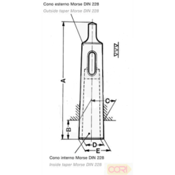 Douille réduction cm 2-3