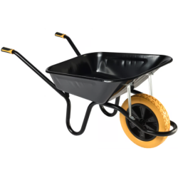 Brouette Aktiv Premium 100 litres peinte roue increvable charge utile 150 kg
