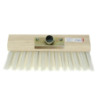Balai de cantonnier 31 cm Fibre blanche sans manche