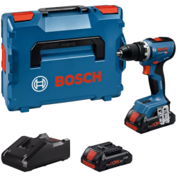 Perceuse visseuse GSR 18V65 - 2 batteries 4.0ah procore + chargeur + Lboxx