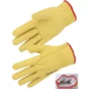 Gant tout fleur bovin jaune entièrement doublé molleton