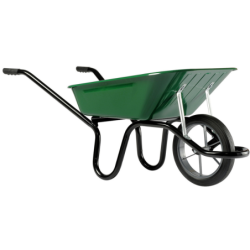 Brouette renforcée aktiv premium 90l 1049MP 1 roue pleine 150 Kg peinte