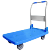 Chariot de manutention en plastique cap 150 Kg - 720 x 490 x 825 mm