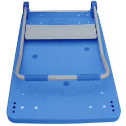 Chariot de manutention en plastique cap 150 Kg - 720 x 490 x 825 mm