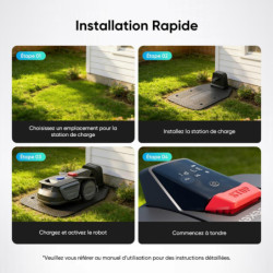 Robot tondeuse V1 300 M² pente max 27 %
