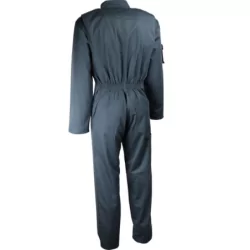 Combinaison de travail double zip grise taille