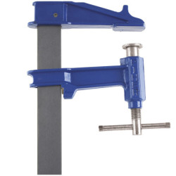 Serre joint à pompe type F saillie 120 mm longueur 600 mm