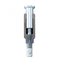 Serre joint à pompe type F saillie 120 mm longueur 600 mm