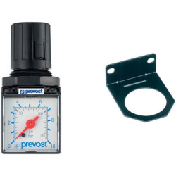 Régulateur avec manomètre et fixation G3/8