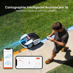 Robot tondeuse S3 800M² Largeur de coupe 20 cm Pente maximum 45 %
