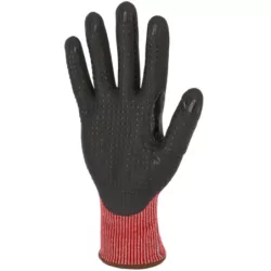 Gant nitrile mousse sans couture avec picots