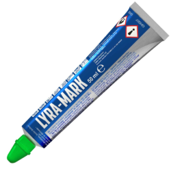 Tube marqueur permanent à bille indélébile Lyra Mark 50ml