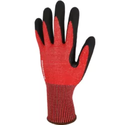 Gant nitrile mousse sans couture avec picots