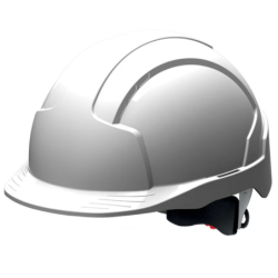 Casque evolite aéré crémaillère blanc