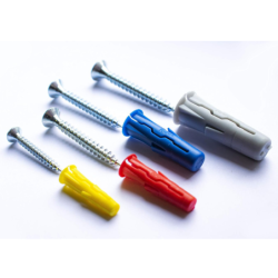 Chevilles UNO - Kit 360 chevilles universelle 5/6/8/10 + 2 embouts de vissage