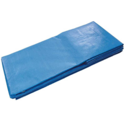 Bâche bleue spéciale couvreur 6mx4m - 220g/m en polyéthylène pehd