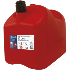 Jerrican hydrocarbure plastique 20 L avec bec antigoutte