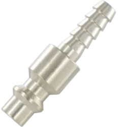 Embout en laiton nickelé ISO 6150 B-12 avec douille cannelée