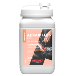 Savon gel microbilles sans solvant orange - bidon 3 l + pompe
