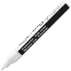 Marqueur craie pointe ogive 2-4 mm blanc