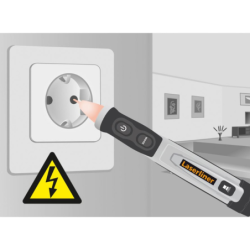 Testeur de tension vibrant - cat iv 1000v - sans contact activefinder 083013a