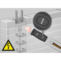 Testeur de tension vibrant - cat iv 1000v - sans contact activefinder 083013a