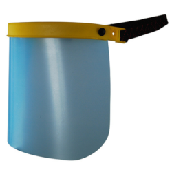 Visière écran plastique hauteur de visière norme en166 b F436