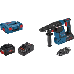 Perforateur sans fil GBH 18V-26 f avec 2 batteries 18v 5,5ah et chargeur