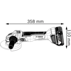 Meuleuse angulaire sans fil GWS 18V-10 diam 115 mm
