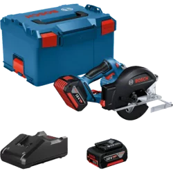 Scie circulaire GKM 18v-50 - 2x5,0ah et chargeur GAL 18v-40