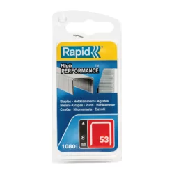 Agrafe en fil fin Rapid n°53 galvanisée boîte de 5000 pièces