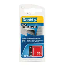 Agrafe en fil fin Rapid n°53 galvanisée boîte de 5000 pièces