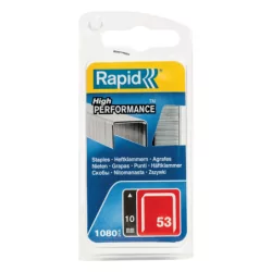 Agrafe en fil fin Rapid n°53 galvanisée boîte de 5000 pièces