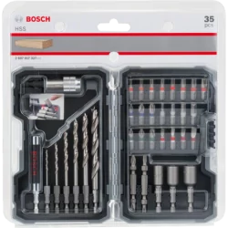 Coffret de vissage et forage pour bois - 35 pièces